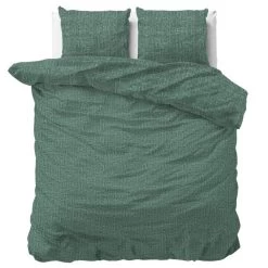 Sleeptime Flanel Dekbedovertrek Leo Green-Lits-jumeaux (240 X 200/220 Cm)