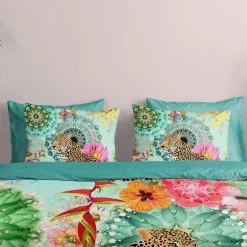 HIP Dekbedovertrek "Ximena" - Multi - (140x220 Cm) -Bedbekleding schommelt. 1000061695 0102