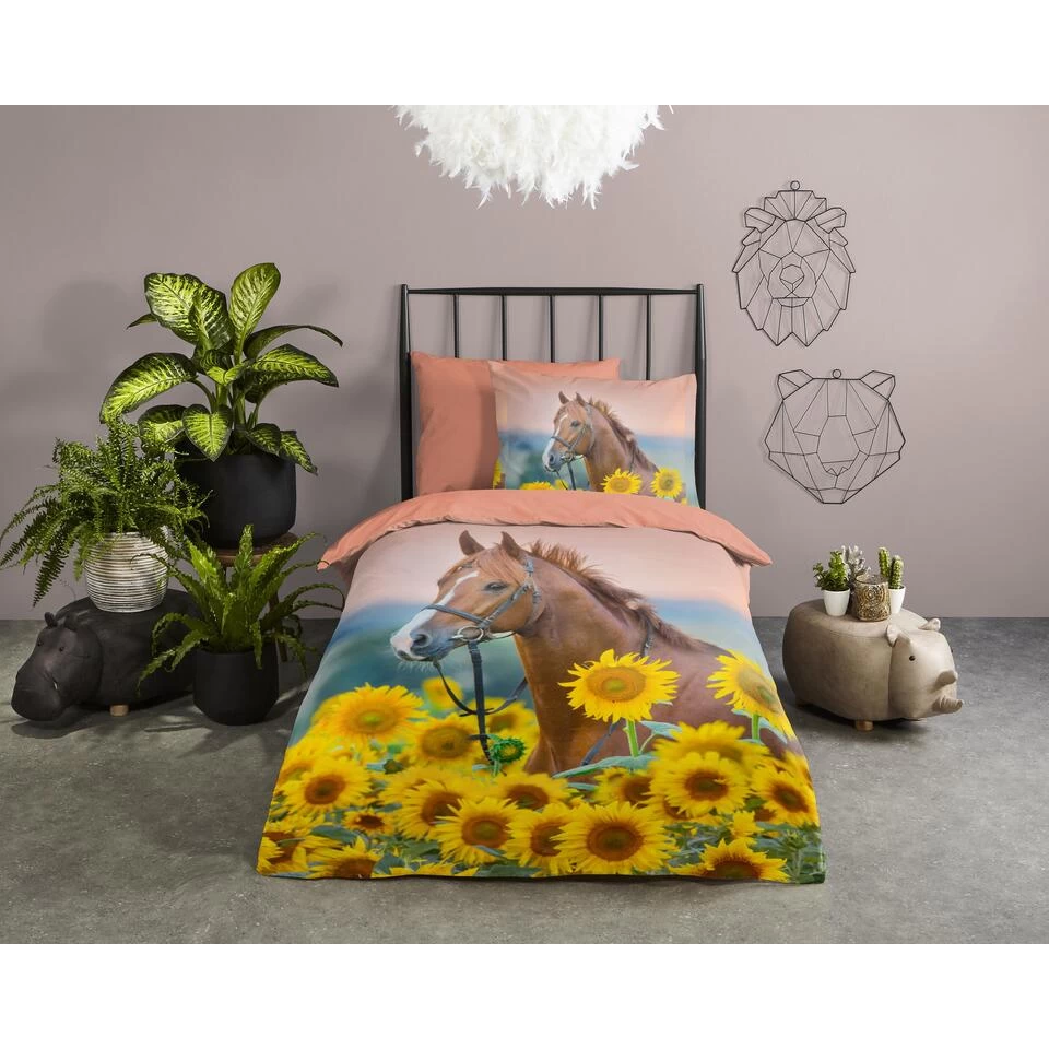 Good Morning Dekbedovertrek "Beauty" - Multi - (140x220 Cm) 2 Good Morning Dekbedovertrek "Beauty" - Multi - (140x220 Cm) - Afbeelding 2