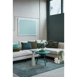 KAAT Amsterdam Sierkussen Perdy Olive Green - 40 X 40 Cm - Rond -Bedbekleding schommelt. 1000063575 0102