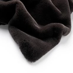 ZINZI - Plaid Unikleur 140x180 Cm Raven - Zwart -Bedbekleding schommelt. 1000065209 0102