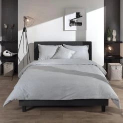 Zo! Home Zo Home Dekbedovertrek Dove Grey-Lits-jumeaux (240 X 200/220 Cm) -Bedbekleding schommelt. 1000065832 0103