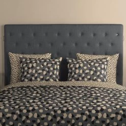 Good Morning Dekbedovertrek "Spotted" - Grijs - (240x220 Cm) -Bedbekleding schommelt. 1000065842 0102