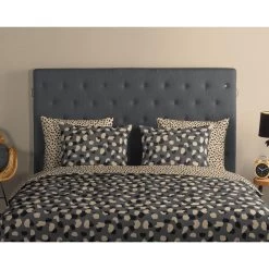 Good Morning Dekbedovertrek "Spotted" - Grijs - (240x220 Cm) -Bedbekleding schommelt. 1000065842 0110