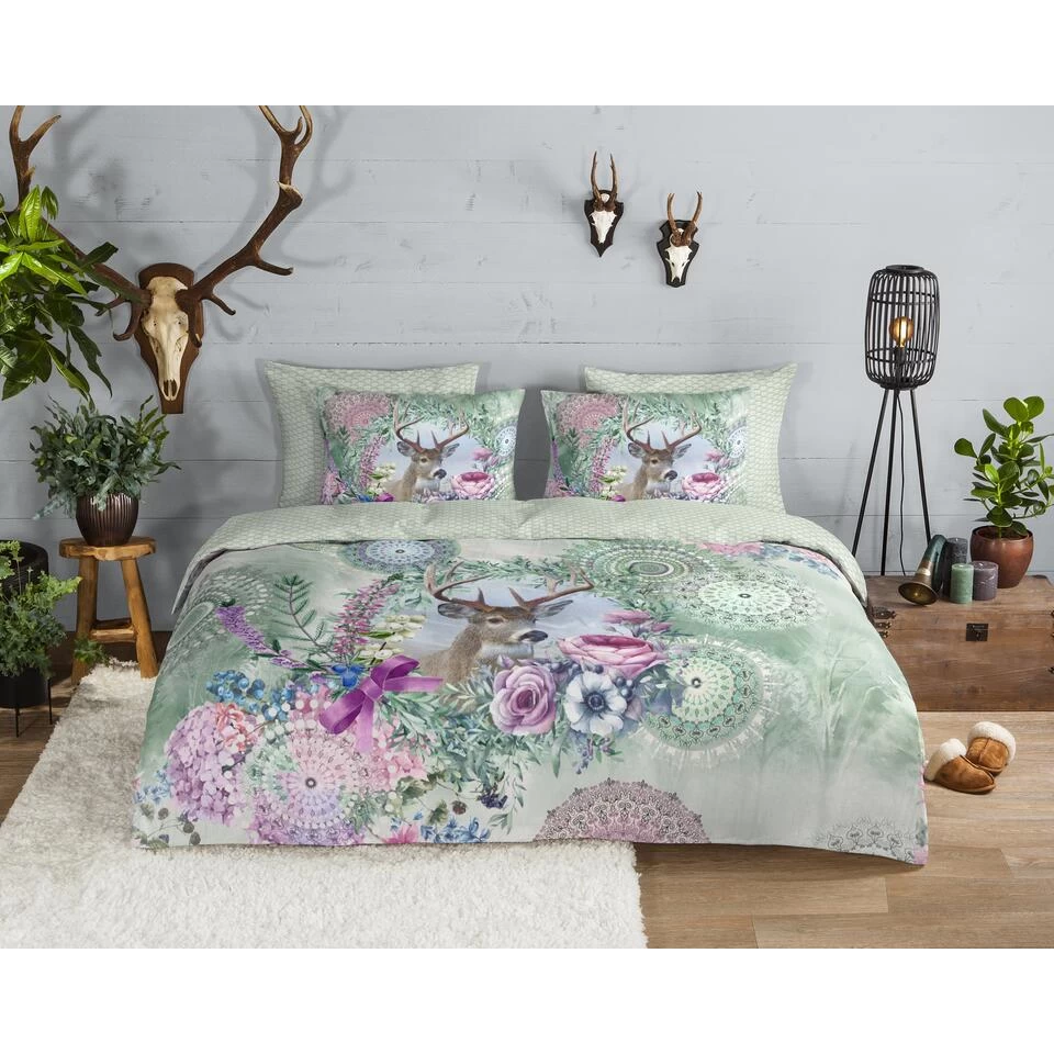 HIP Dekbedovertrek "Romini" - Multi - (240x220 Cm) 2 HIP Dekbedovertrek "Romini" - Multi - (240x220 Cm) - Afbeelding 2