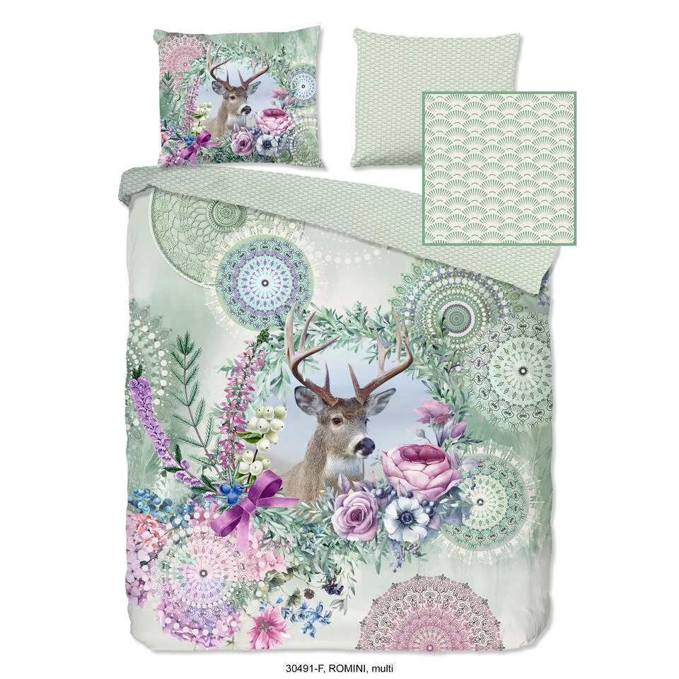 HIP Dekbedovertrek "Romini" - Multi - (240x220 Cm) 1 HIP Dekbedovertrek "Romini" - Multi - (240x220 Cm)