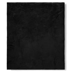 Hip Plaid Effen Zwart 160x180 Cm