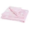 H&S Fleece Deken-plaid - Polyester - Roze - 130 X 160 Cm