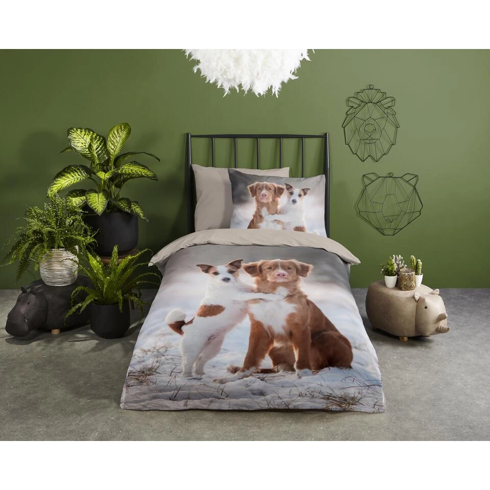 Good Morning Dekbedovertrek "Hugs" - Multi - (140x220 Cm) 2 Good Morning Dekbedovertrek "Hugs" - Multi - (140x220 Cm) - Afbeelding 2