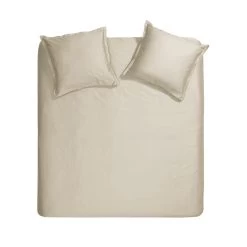 Cinderella Sundays - Dekbedovertrek - Satijn - 260x200/220 Cm - Light Sand