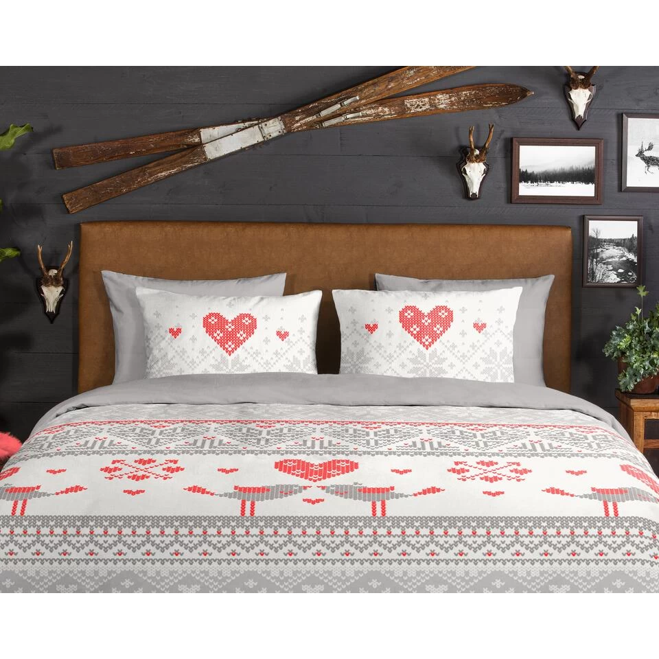 Good Morning Dekbedovertrek "Flow" - Grijs - (200x220 Cm) 3 Good Morning Dekbedovertrek "Flow" - Grijs - (200x220 Cm) - Afbeelding 3