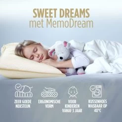Vitapur MemoDream Kinderkussen - 30x50 Cm -Bedbekleding schommelt. 1000080652 0110