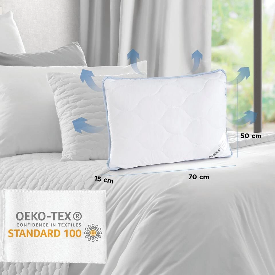 Klassiek Purity 95 °C Kussen - 50x70 Cm 3 Klassiek Purity 95 °C Kussen - 50x70 Cm - Afbeelding 3