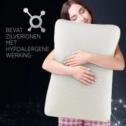 Vitapur Premium Ionity Anatomisch Kussen - 40x60 Cm 7 Vitapur Premium Ionity Anatomisch Kussen - 40x60 Cm -Bedbekleding schommelt. 1000080656 0111