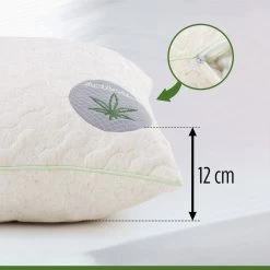 Hennep Active Air Kussen - 50x70 Cm 6 Hennep Active Air Kussen - 50x70 Cm -Bedbekleding schommelt. 1000080662 0102