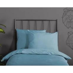 Good Morning Dekbedovertrek "" - Blauw - (120x150 Cm) -Bedbekleding schommelt. 1000083345 0110