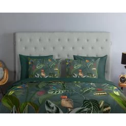 Good Morning Dekbedovertrek "Charlotte" - Groen - (200x220 Cm) 6 Good Morning Dekbedovertrek "Charlotte" - Groen - (200x220 Cm) -Bedbekleding schommelt. 1000083379 0110