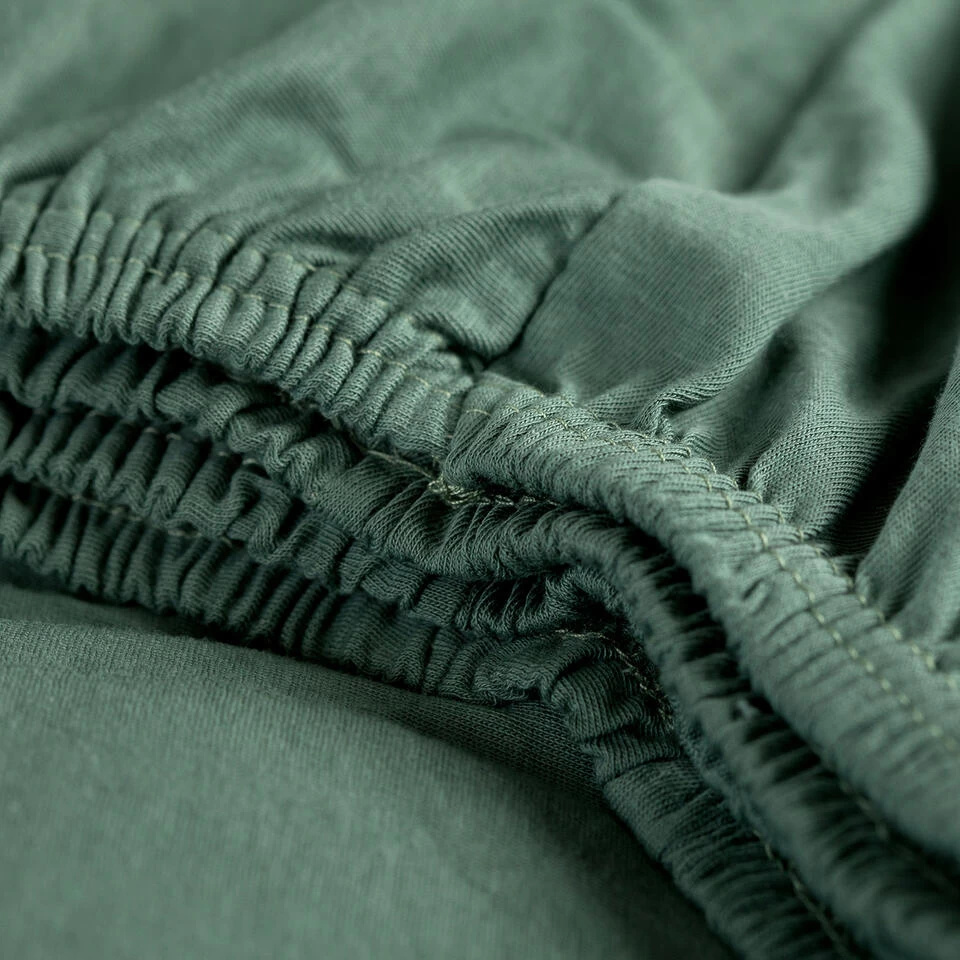 Cinderella - Hoeslaken (tot 25 Cm) - Jersey - 140x210/220 - Green 3 Cinderella - Hoeslaken (tot 25 Cm) - Jersey - 140x210/220 - Green - Afbeelding 3