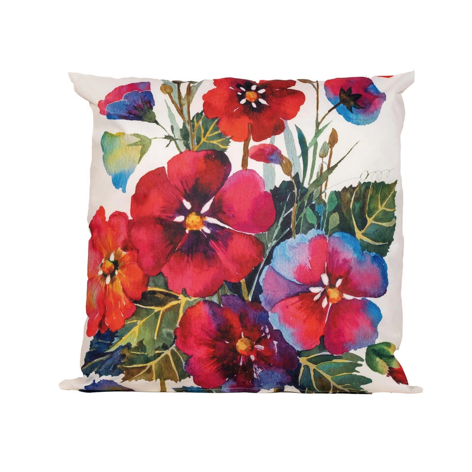 Anna's Collection Bank-sier Kussens - Bloemen Print - 45 X 45 Cm 1 Anna's Collection Bank-sier Kussens - Bloemen Print - 45 X 45 Cm