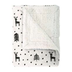 Mistral Home - PLAID - Coral Sherpa - 130 X 170 Cm - Wit