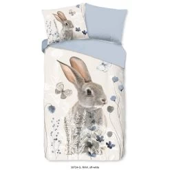 Good Morning Dekbedovertrek "Ravi" - Ecru - (140x220 Cm)