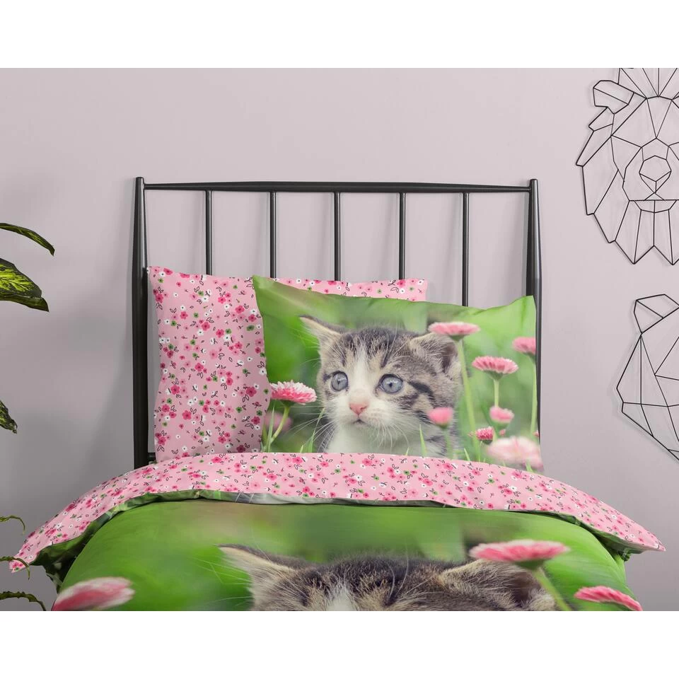 Good Morning Dekbedovertrek "Jacky" - Multi - (140x220 Cm) 3 Good Morning Dekbedovertrek "Jacky" - Multi - (140x220 Cm) - Afbeelding 3