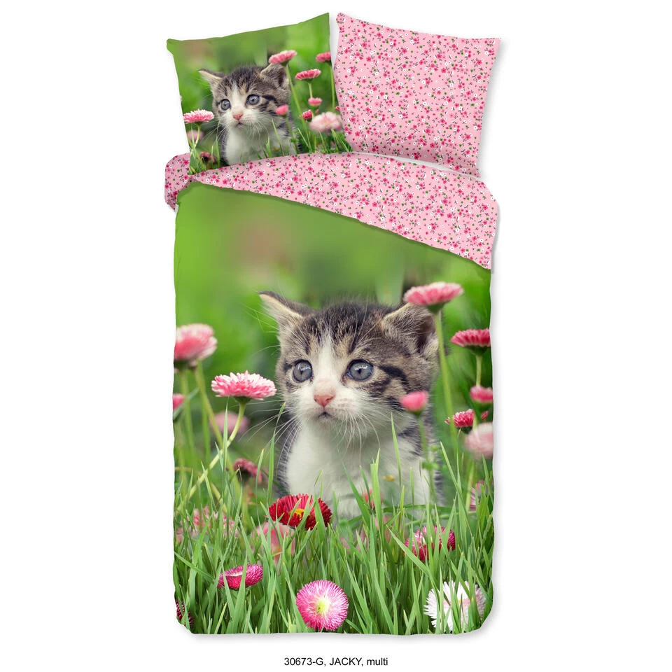 Good Morning Dekbedovertrek "Jacky" - Multi - (140x220 Cm) 1 Good Morning Dekbedovertrek "Jacky" - Multi - (140x220 Cm)