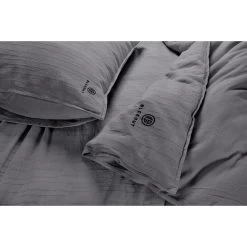 BLCKOUT Dekbedovertrek Odessa - 140x200/220 - Grijs -Bedbekleding schommelt. 1000093531 0102