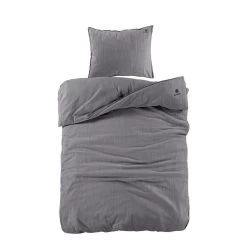 BLCKOUT Dekbedovertrek Odessa - 140x200/220 - Grijs