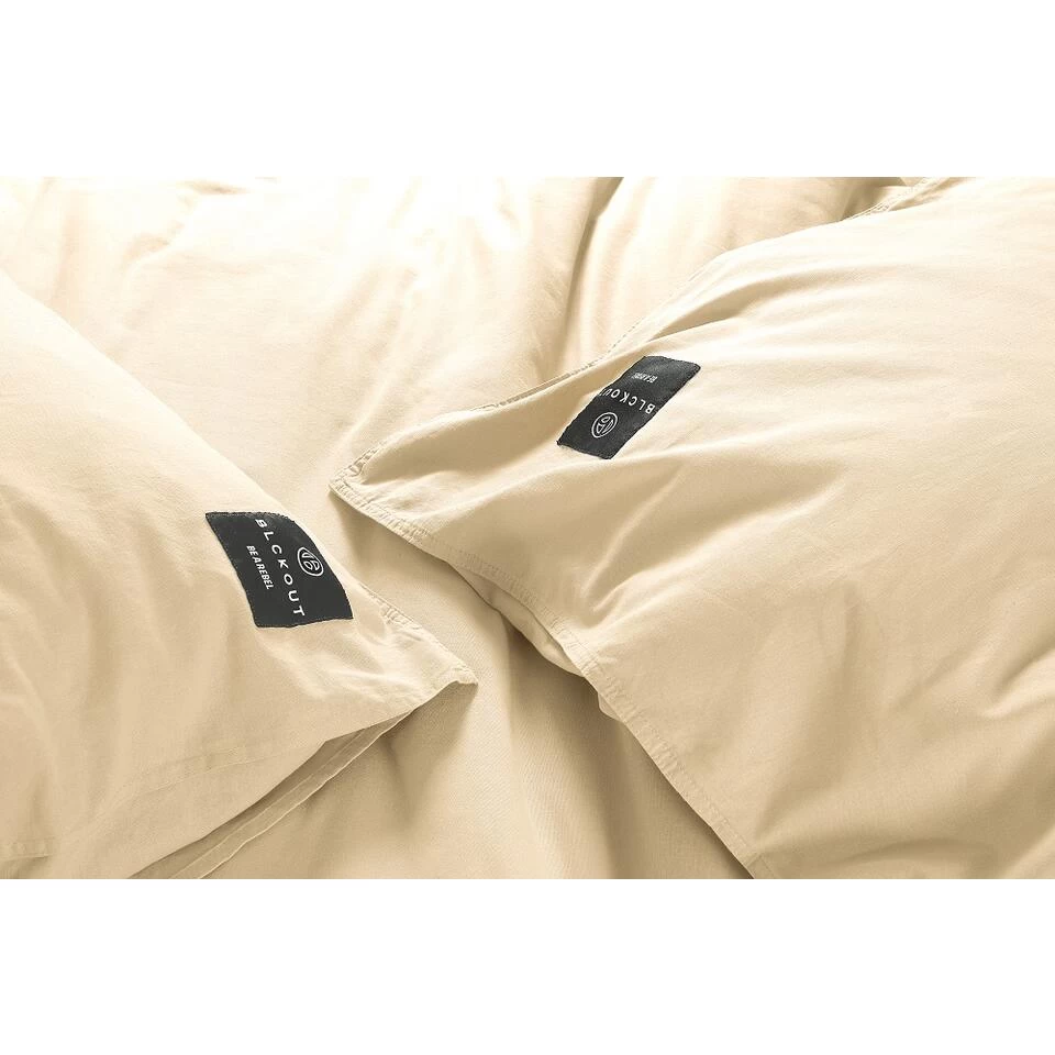 BLCKOUT Dekbedovertrek Oslo - 200x200/220 - Lichtgeel 3 BLCKOUT Dekbedovertrek Oslo - 200x200/220 - Lichtgeel - Afbeelding 3