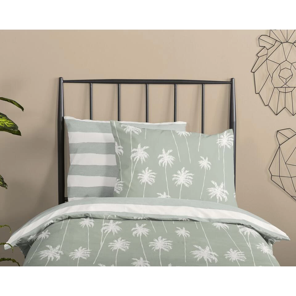 Good Morning Dekbedovertrek "Summer" - Groen - (120x150 Cm) 4 Good Morning Dekbedovertrek "Summer" - Groen - (120x150 Cm) - Afbeelding 4