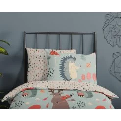 Good Morning Dekbedovertrek "Boho" - Multi - (120x150 Cm) -Bedbekleding schommelt. 1000094420 0110