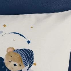 Good Morning Dekbedovertrek "Sleeping" - Ecru - (120x150 Cm) -Bedbekleding schommelt. 1000094430 0103