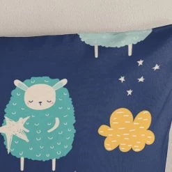 Good Morning Dekbedovertrek "Sheep" - Multi - (120x150 Cm) -Bedbekleding schommelt. 1000094450 0103