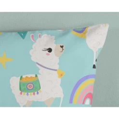 Good Morning Dekbedovertrek "Lamalife" - Multi - (120x150 Cm) -Bedbekleding schommelt. 1000094457 0111