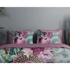 HIP Dekbedovertrek "Bandhura" - Multi - (240x220 Cm) -Bedbekleding schommelt. 1000096046 0110