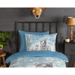 Good Morning Dekbedovertrek "Safe" - Blauw - (140x220 Cm) 6 Good Morning Dekbedovertrek "Safe" - Blauw - (140x220 Cm) -Bedbekleding schommelt. 1000097045 0110