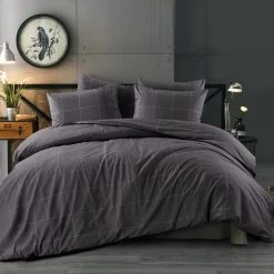 Day Dream Duuk - Dekbedovertrek - Tweepersoons - 200x200/220 Cm - Grijs -Bedbekleding schommelt. 1000097210 0101