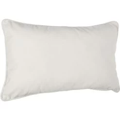 Atmosphera Bank/sierkussens Sophia - 30 X 50 Cm - Ivoor Wit