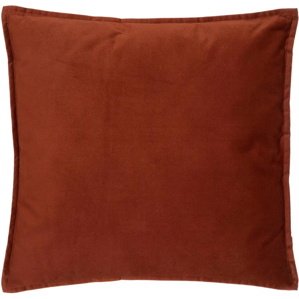 Atmosphera Bank/sierkussens Sophia - 45 X 45 Cm - Terracotta 1 Atmosphera Bank/sierkussens Sophia - 45 X 45 Cm - Terracotta