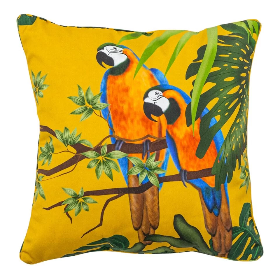 Madison - Sierkussen Madrid Yellow - 60x60 Cm - Geel 1 Madison - Sierkussen Madrid Yellow - 60x60 Cm - Geel