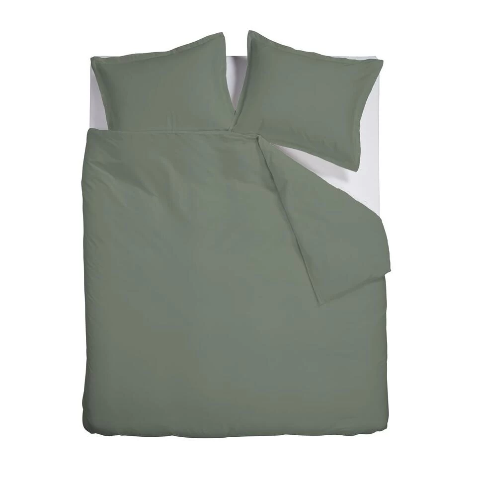 Ambiante Dekbedovertrek Bamboo Uni Green-Lits-jumeaux (260 X 200/220 Cm) 1 Ambiante Dekbedovertrek Bamboo Uni Green-Lits-jumeaux (260 X 200/220 Cm)