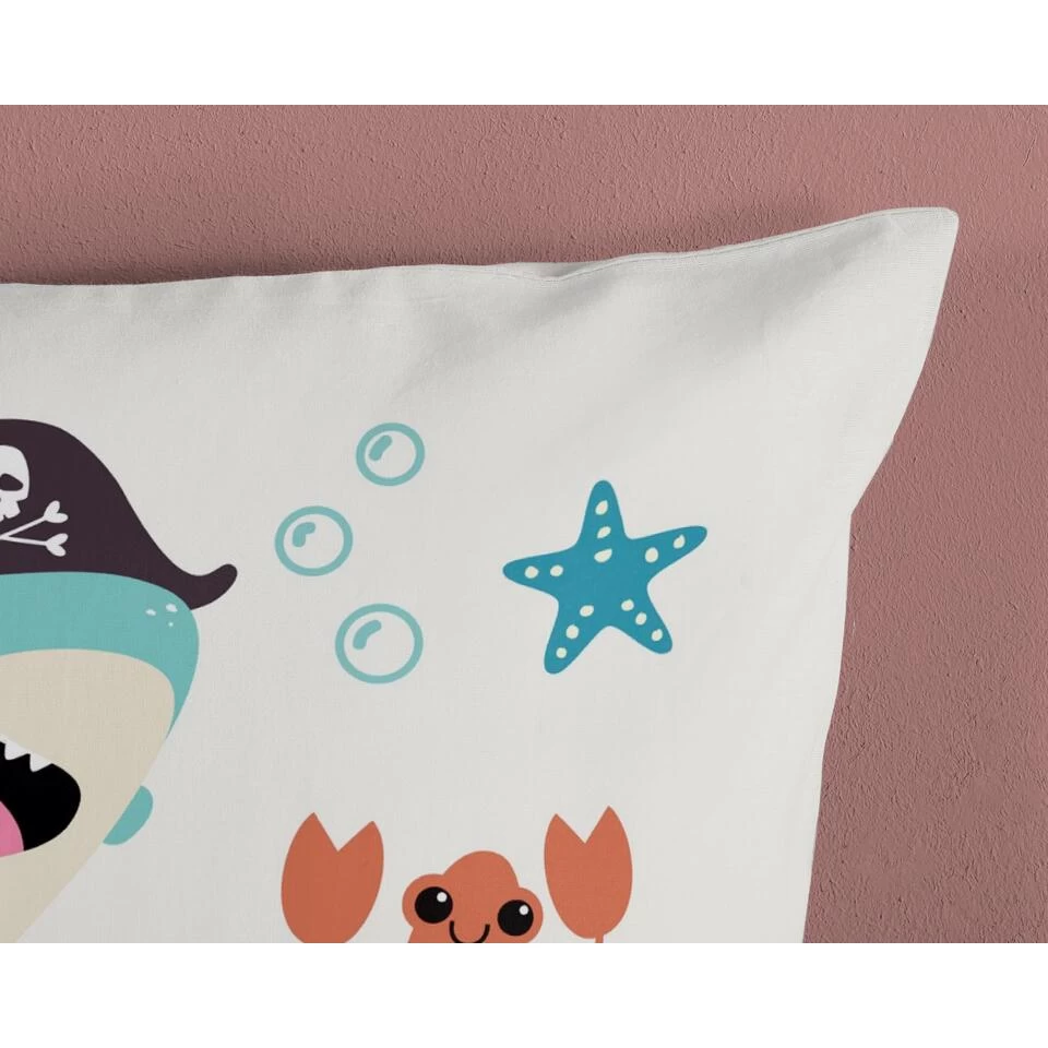 Good Morning Dekbedovertrek "Seaworld" - Multi - (120x150 Cm) 4 Good Morning Dekbedovertrek "Seaworld" - Multi - (120x150 Cm) - Afbeelding 4