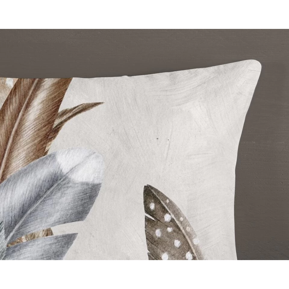 Good Morning Dekbedovertrek "Eina" - Zand - (140x220 Cm) 4 Good Morning Dekbedovertrek "Eina" - Zand - (140x220 Cm) - Afbeelding 4