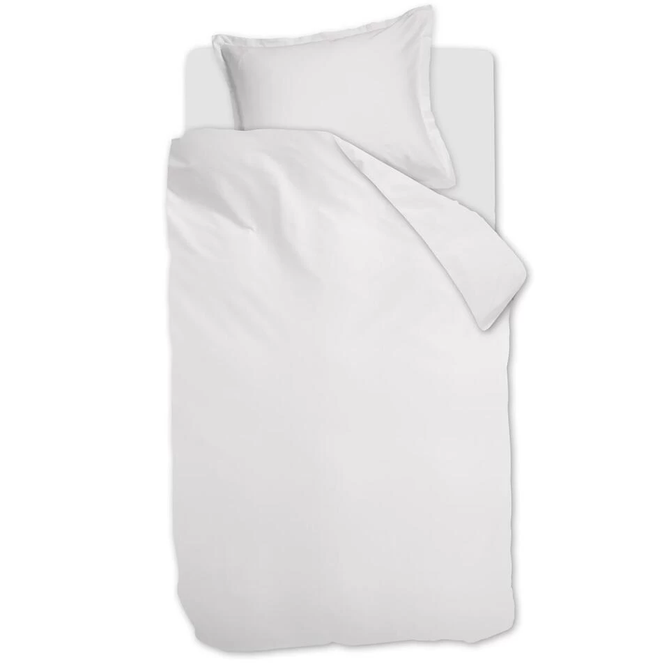 Ambiante Dekbedovertrek Bamboo Uni White-Lits-jumeaux (260 X 200/220 Cm) 2 Ambiante Dekbedovertrek Bamboo Uni White-Lits-jumeaux (260 X 200/220 Cm) - Afbeelding 2