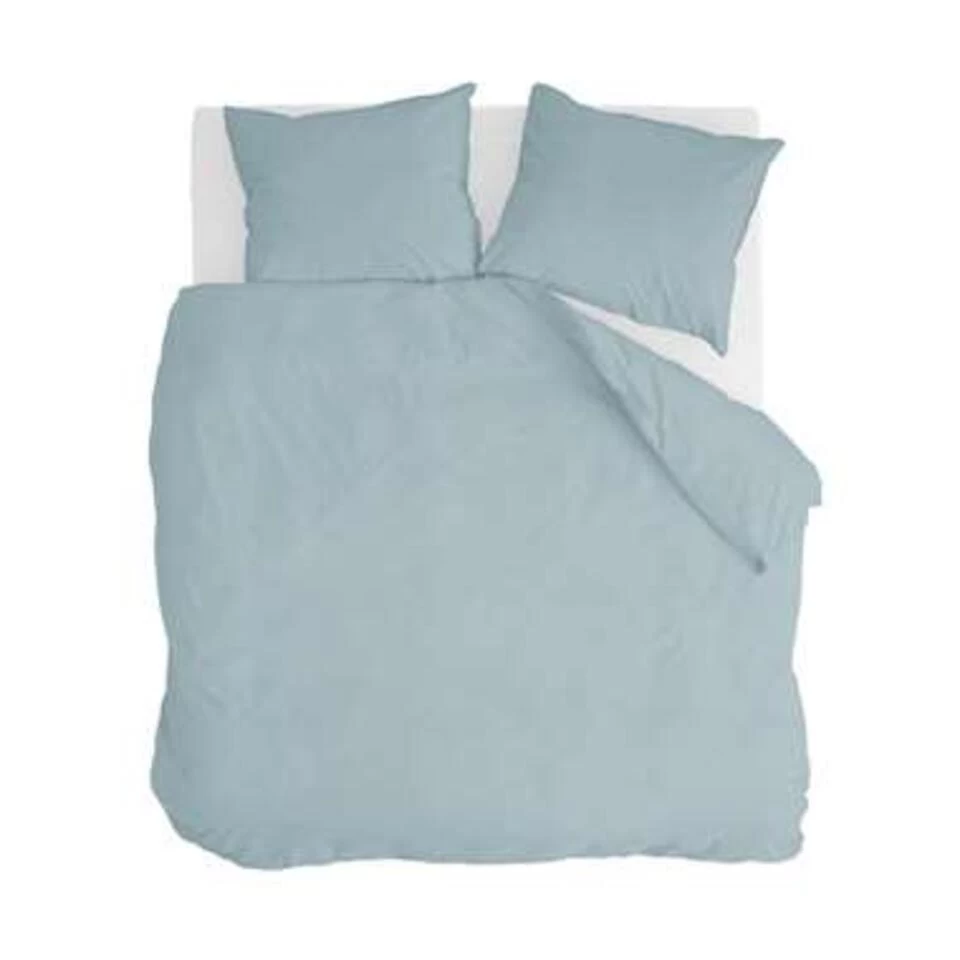 Walra - Dekbedovertrek Vintage Cotton - 240x220 Cm - Jeans Blauw 1 Walra - Dekbedovertrek Vintage Cotton - 240x220 Cm - Jeans Blauw