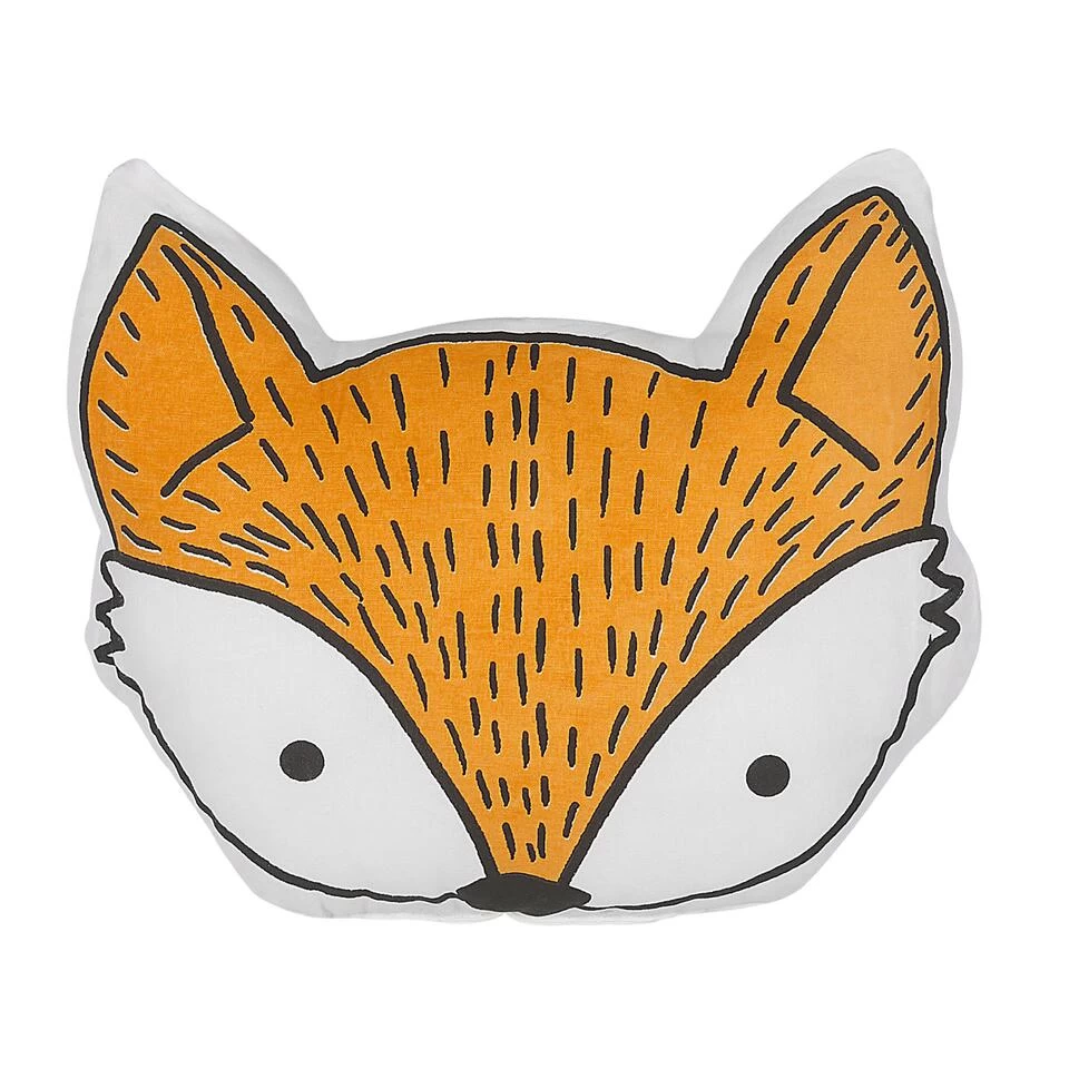 Beliani Sierkussen VADODARA - Oranje Katoen 1 Beliani Sierkussen VADODARA - Oranje Katoen