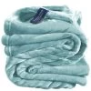 De Witte Lietaer Fleece Deken Mineral - 150 X 200 Cm - Blauw