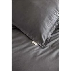 Walra - Dekbedovertrek Vintage Satin - 200x220 Cm - Antraciet 6 Walra - Dekbedovertrek Vintage Satin - 200x220 Cm - Antraciet -Bedbekleding schommelt. 1217431027 0102