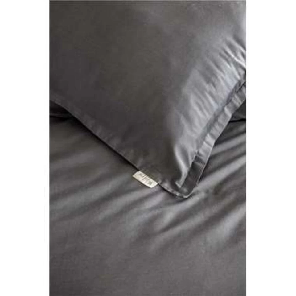 Walra - Dekbedovertrek Vintage Satin - 200x220 Cm - Antraciet 3 Walra - Dekbedovertrek Vintage Satin - 200x220 Cm - Antraciet - Afbeelding 3